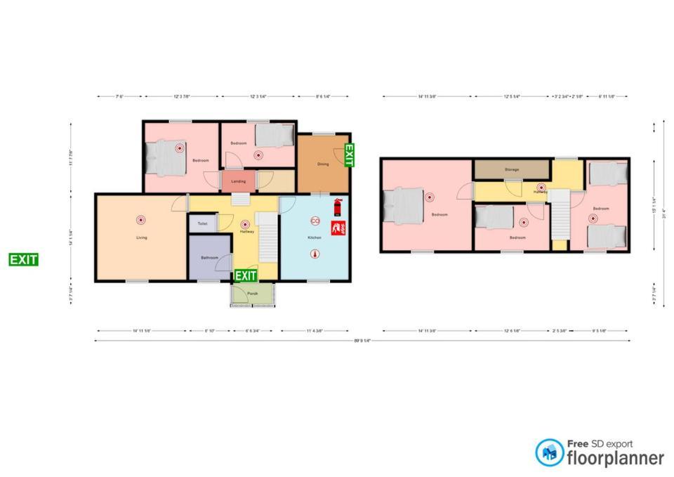Вилла Bayview Self-Catering, Леруик Экстерьер фото